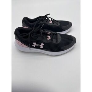 Under Armour‎ Surge 3 Womens Size 9 Running Shoes Black Pink